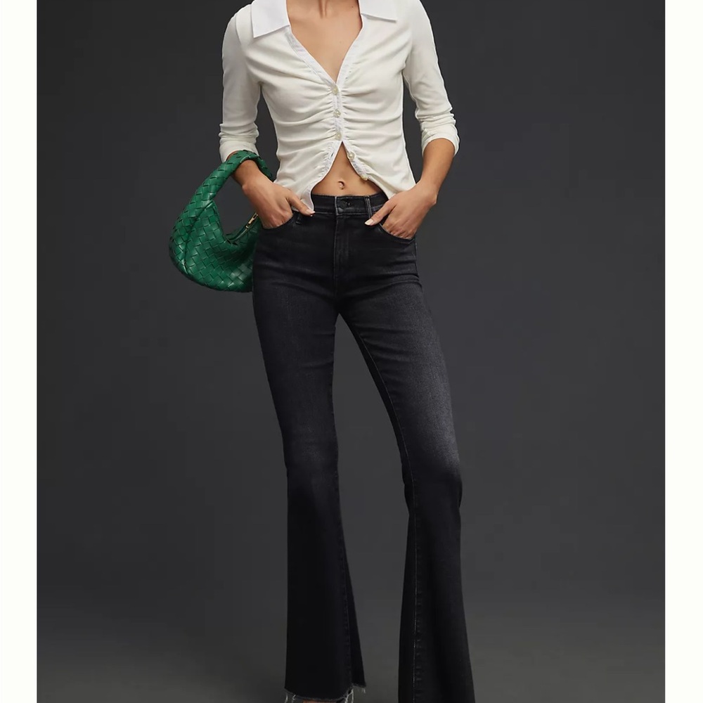MOTHER The Weekender Fray Jeans - Thunder Road